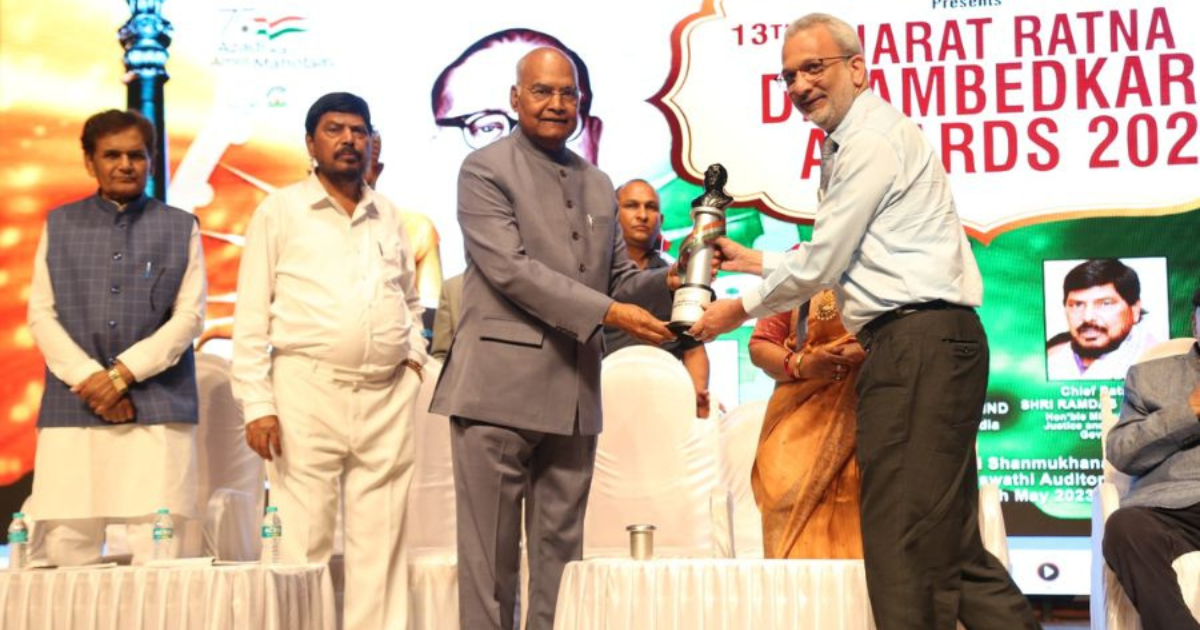 Dr. Bipin Sule Honored by 14th President Ramnath Kovind for Promoting National Education Policy